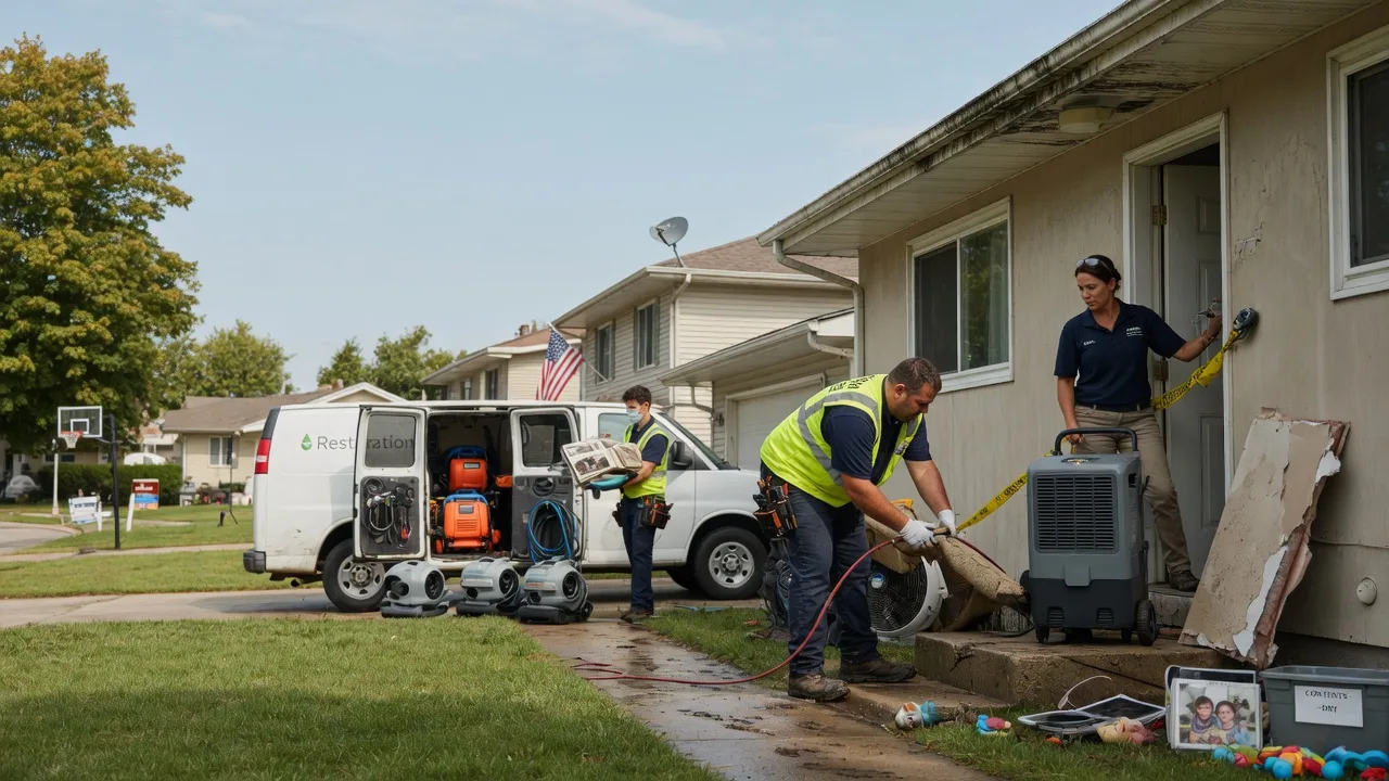 Water Damage Restoration in East Dubuque, IL near me